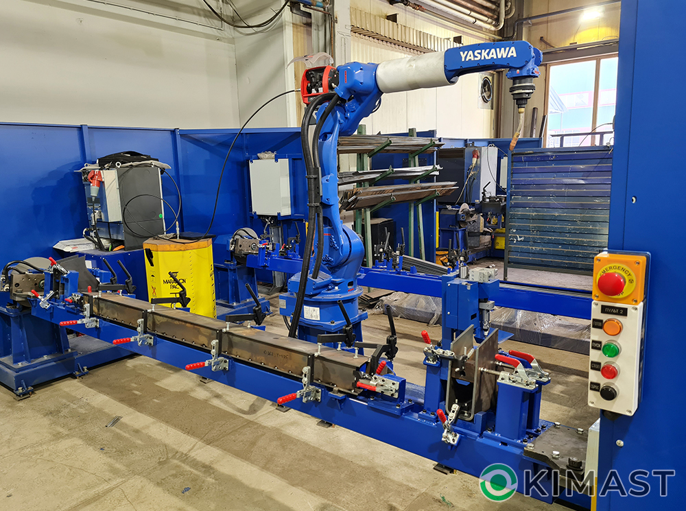 Произведена установка второго роботизированного комплекса для сварки изделий грузовых прицепов
